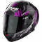 NOLAN X-804 RS ULTRA CARBON SPECTRE - Model 21-WHITE CHROME FUCHSIA