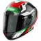 NOLAN X-804 RS ULTRA CARBON MAVEN - Model 17-CARBON WHITE-RED-GREEN