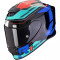 SCORPION EXO-R1 EVO AIR BLAZE - Model BLACK/BLUE/RED