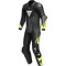 DAINESE MISANO 3 PERF D-AIR 1 PEÇA - Modelo BLACK/ANTHRACITE/FLUO-YELLOW