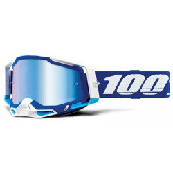 100% Racecraft 2 Blue Iridium Blue Motocross-Brille -??%