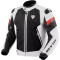 REV'IT CONTROL AIR H2O JACKET - Modèle WHITE/BLACK