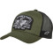 ALPINESTARS HERITAGE PATCH TRUCKER HAT - Model 6910-MILITARY/BLACK