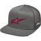 ALPINESTARS 3D AGELESS TRUCKER HAT - Model 1135-GREY/RED