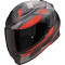 SCORPION EXO-491 ABILIS - Modelo BLACK MATT/SILVER/RED