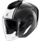 SHARK RS JET CARBONE BLANK - Modèle DWK-CARBON/WHITE/BLACK