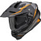 SCORPION ADF-9000 AIR FEAT - Modelo BLACK MATT/SILVER/ORANGE