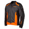 KLIM INDUCTION JACKET - Model BLACK-STRIKE ORANGE