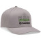 FOX X KAWASAKI FLEXFIT HAT - Modelo STEEL GREY