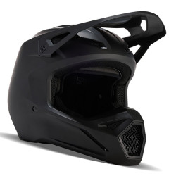 Fox V1 Motocross-Helm einfarbig