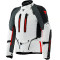 DAINESE SUPER ADVENTURE ABSOLUTESHELL JACKET - Model GLACIER-GREY/IRON-GATE/RED