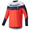 ALPINESTARS CAMISETA PRO-DURA - Modelo 7162-NAVY HOT ORN WH