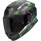 SCORPION EXO-GT SP AIR AUGUSTA - Modelo BLACK MATT GREY GREEN