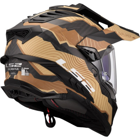 Casco Adventure LS2 MX701 Explorer Carbon Trick