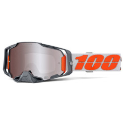 100% Armega Hiper Iridium Silver Motocross-Brille – ?? %