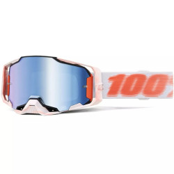 100% Armega M2 Tubular Iridium Blue Motocross-Brille – ?? %