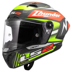 Casco integrale LS2 FF805 Thunder Carbon GP Aero Replica Nero -??%