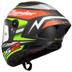 Casco integrale LS2 FF805 Thunder Carbon GP Aero Replica Nero -??%