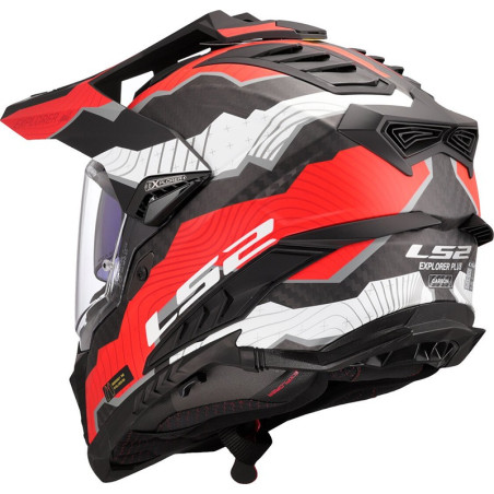 Casco Adventure LS2 MX701 Explorer Carbon Trick