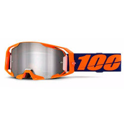 MX googles 100% Armatic Meon Orange Iridium Silver Flash