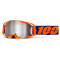 100% Armatic Meon Orange Iridium Silver Flash Motocross-Brille