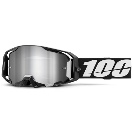 100% Armatic Black Iridium Silver Motocross-Brille -??%