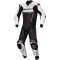 ALPINESTARS GP-R7 1 PIÈCE - Modèle WHITE BLACK RED FLUO