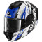 SHARK SPARTAN RS HIBOLT - Model KBU-BLACK/BLUE/CHROME