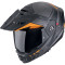 SCORPION ADX-2 LEWIS - Modelo BLACK MATT/ORANGE