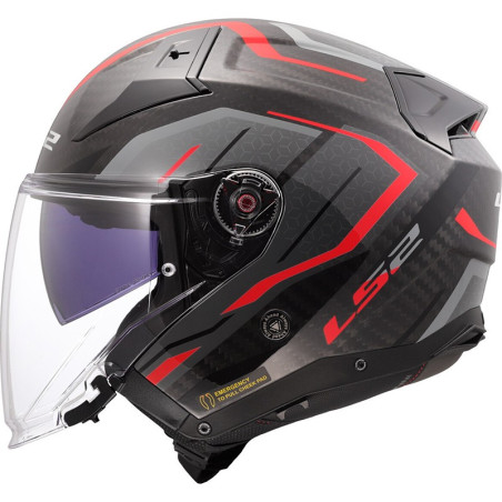 Casco jet LS2 OF603 Infinity II Carbon Urus -??%