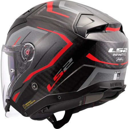 Casco jet LS2 OF603 Infinity II Carbon Urus -??%