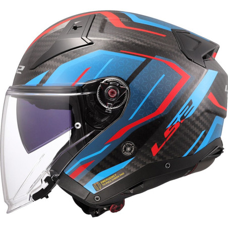 Casco jet LS2 OF603 Infinity II Carbon Urus -??%