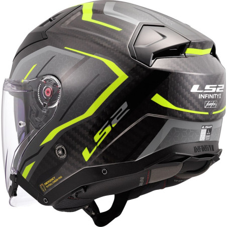 Casco jet LS2 OF603 Infinity II Carbon Urus -??%